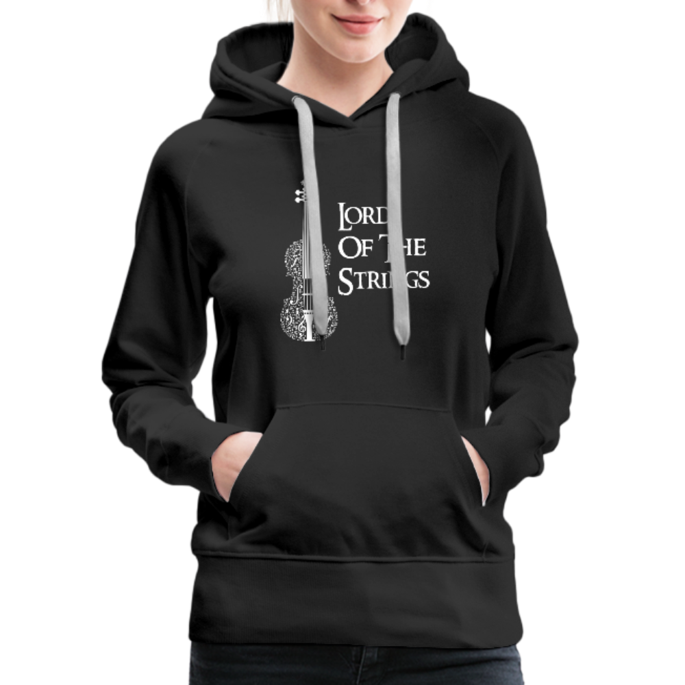 Lord Of The Strings Women’s Premium Hoodie - black