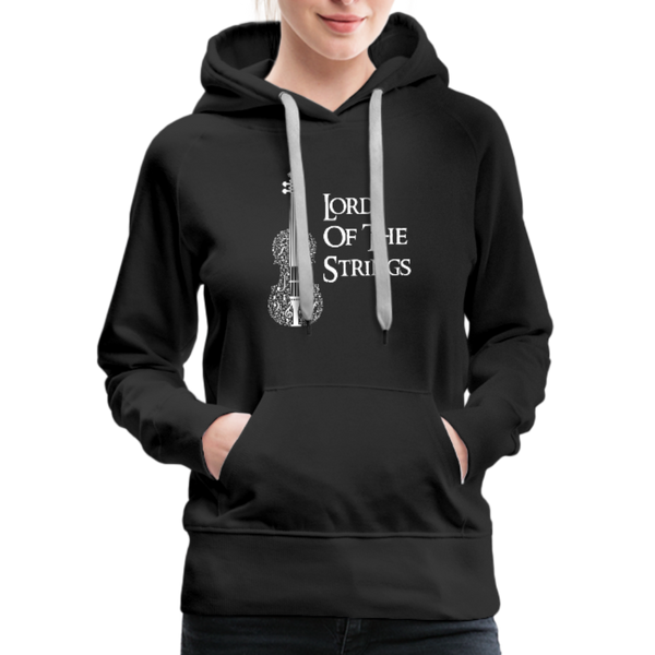 Lord Of The Strings Women’s Premium Hoodie - black