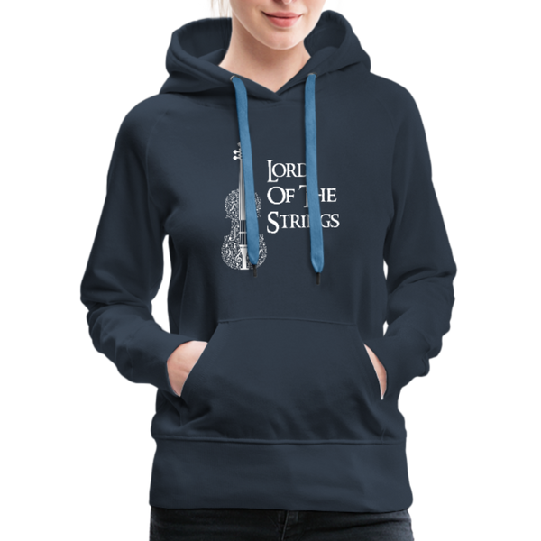 Lord Of The Strings Women’s Premium Hoodie - navy