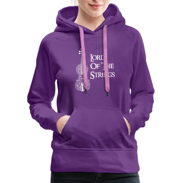 Lord Of The Strings Women’s Premium Hoodie - purple