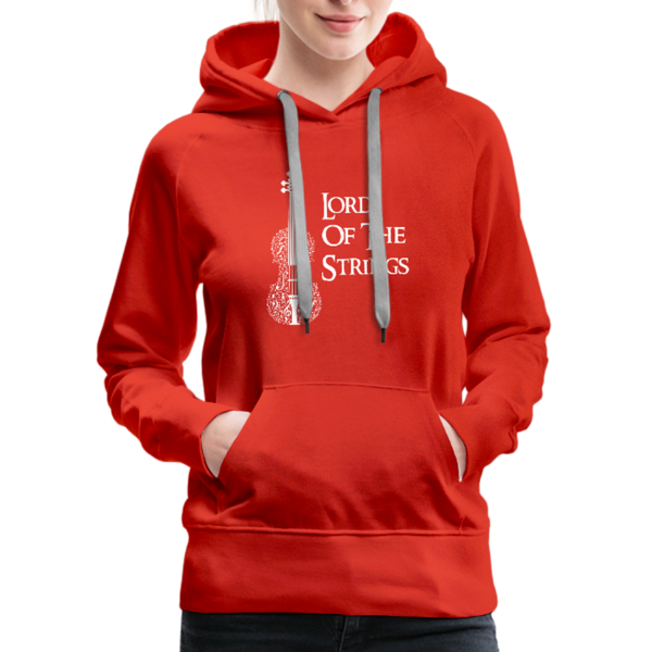 Lord Of The Strings Women’s Premium Hoodie - red