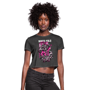 Beats-Yolo Women's Cropped T-Shirt - deep heather