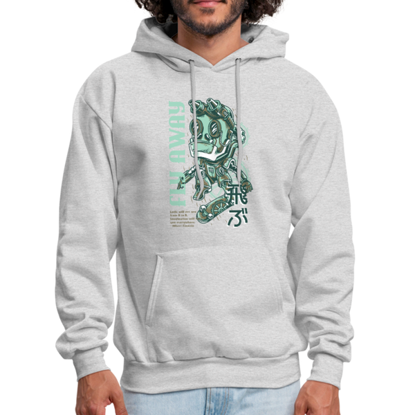 Fly Away Men's Hoodie - ash 