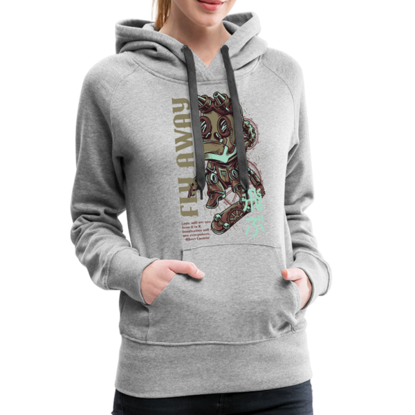 Fly Away Women’s Premium Hoodie - heather gray