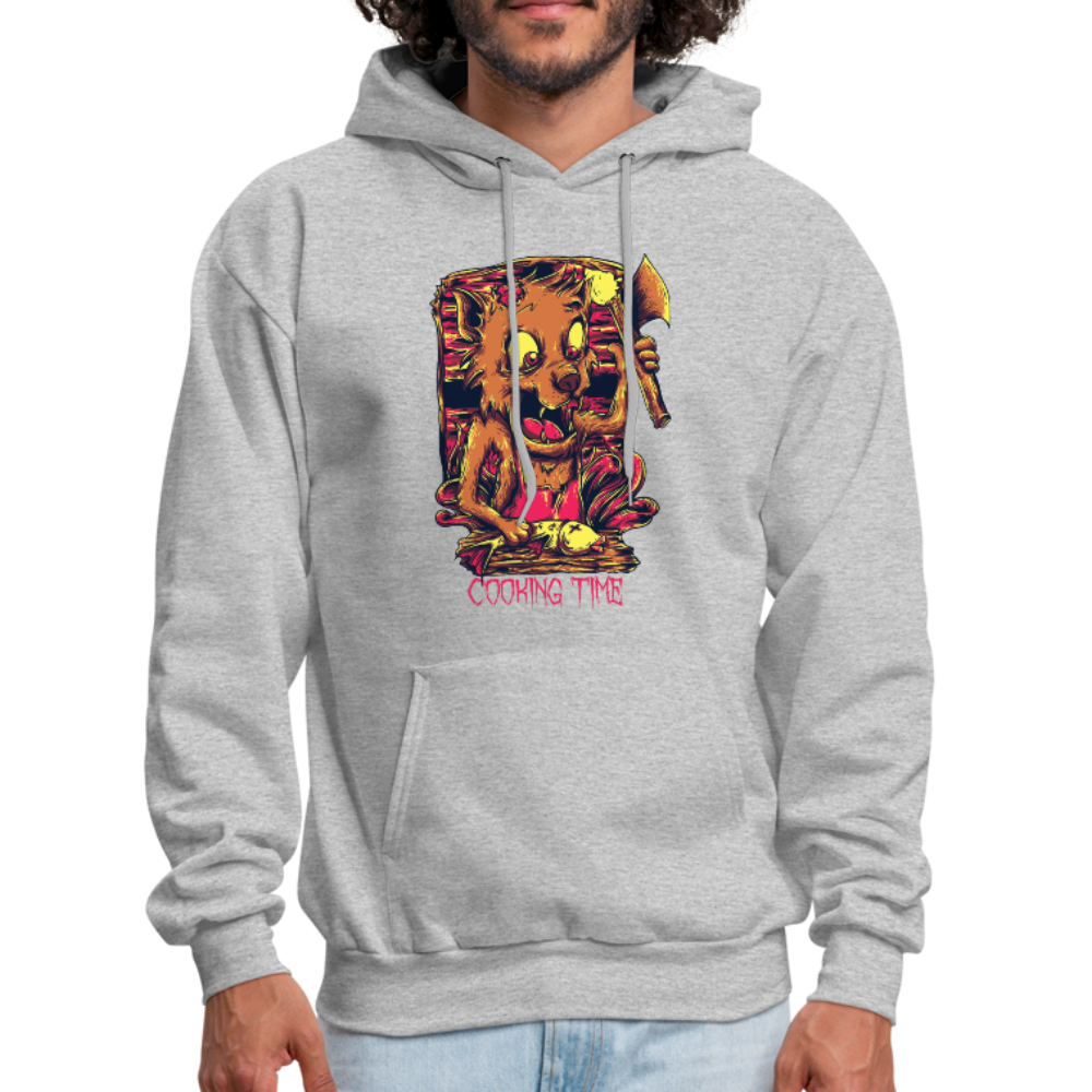 Cooking Time Men's Hoodie - heather gray