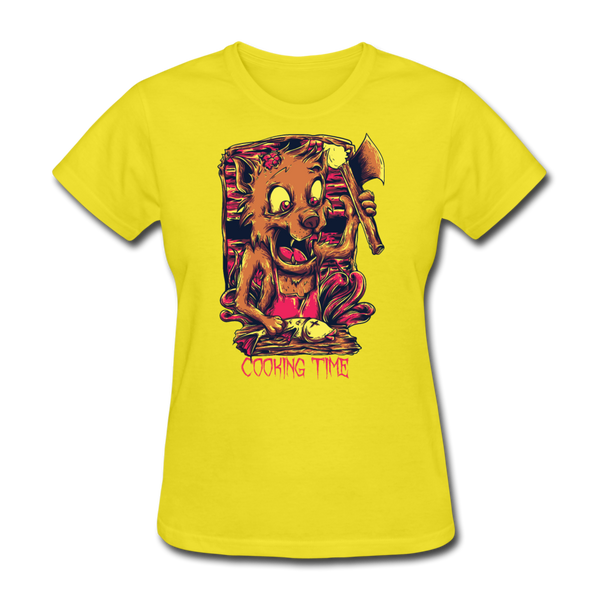 Cooking Time Women's T-Shirt - yellow