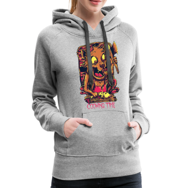 Cooking Time Women’s Premium Hoodie - heather gray