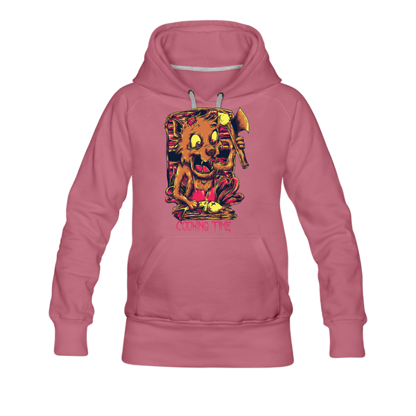 Cooking Time Women’s Premium Hoodie - mauve