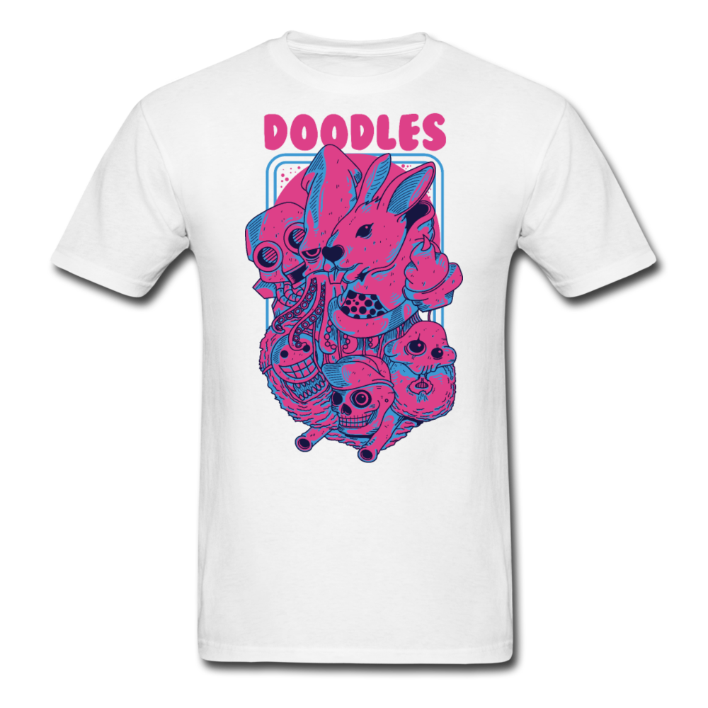 Doodles Men's T-Shirt - white