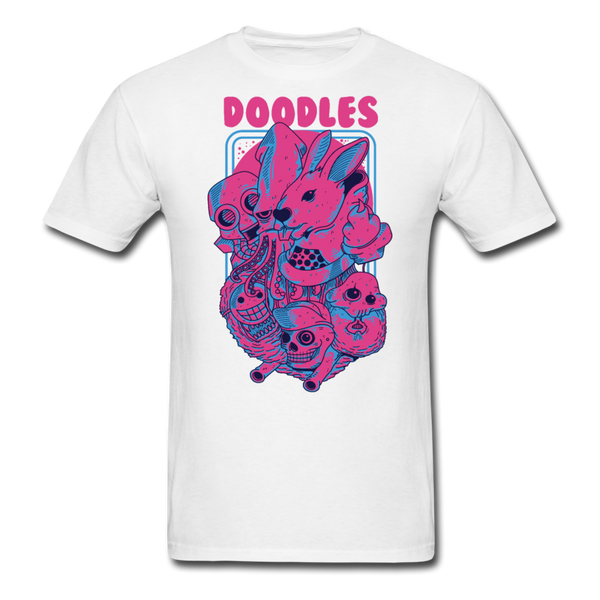 Doodles Men's T-Shirt - white