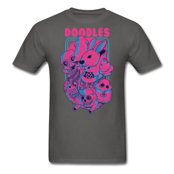 Doodles Men's T-Shirt - charcoal