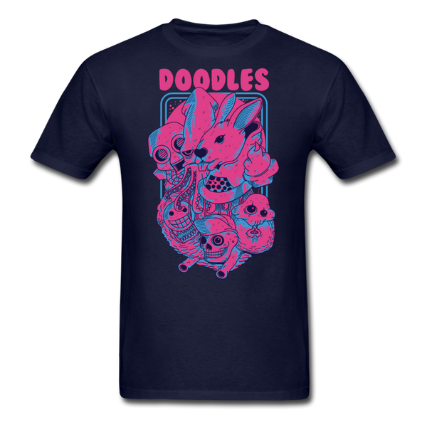 Doodles Men's T-Shirt - navy