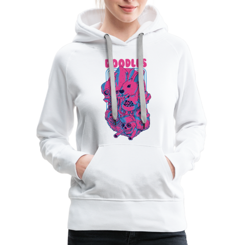 Doodles Women’s Premium Hoodie - white