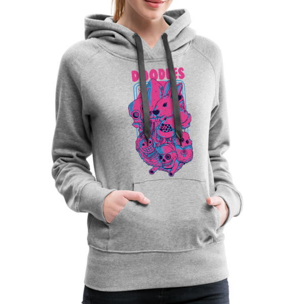 Doodles Women’s Premium Hoodie - heather gray