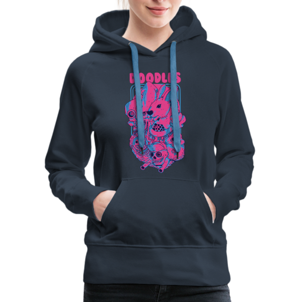 Doodles Women’s Premium Hoodie - navy