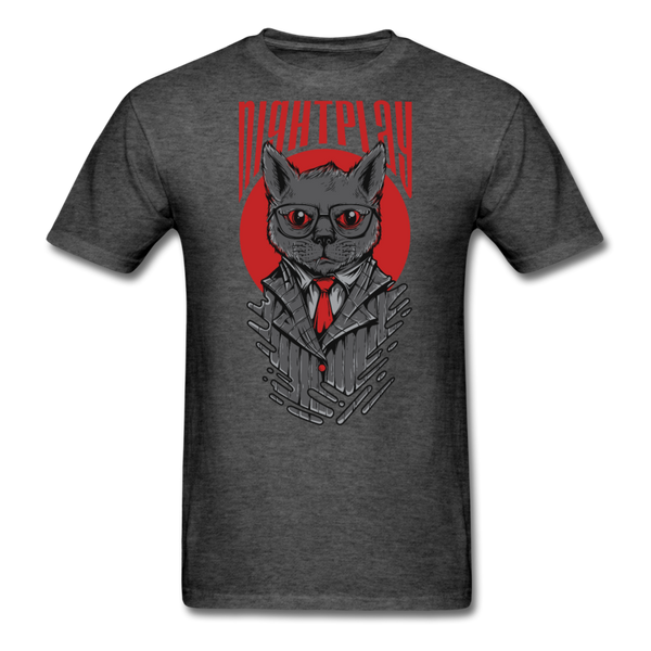 Night Play Men's T-Shirt - heather black