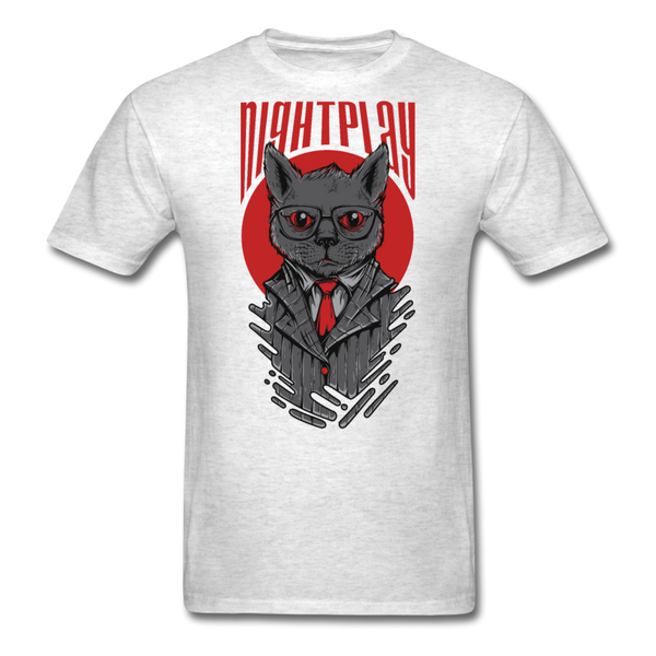 Night Play Men's T-Shirt - light heather gray
