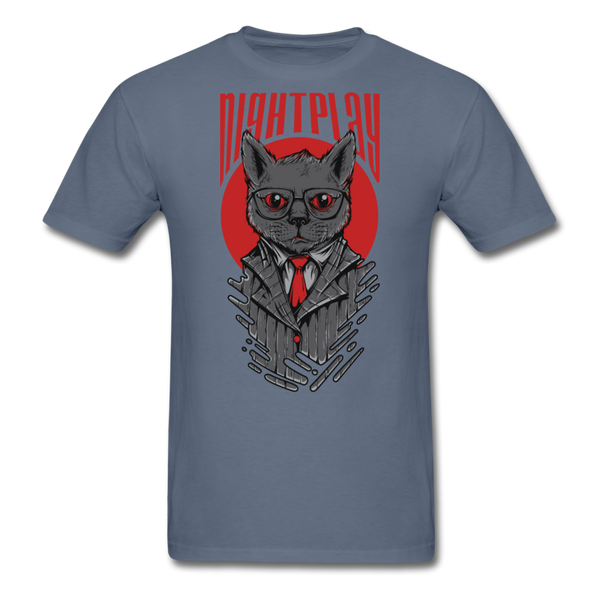 Night Play Men's T-Shirt - denim