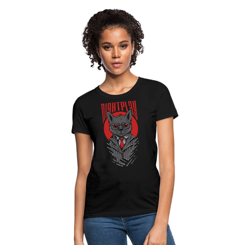 Night Play Women's T-Shirt - black