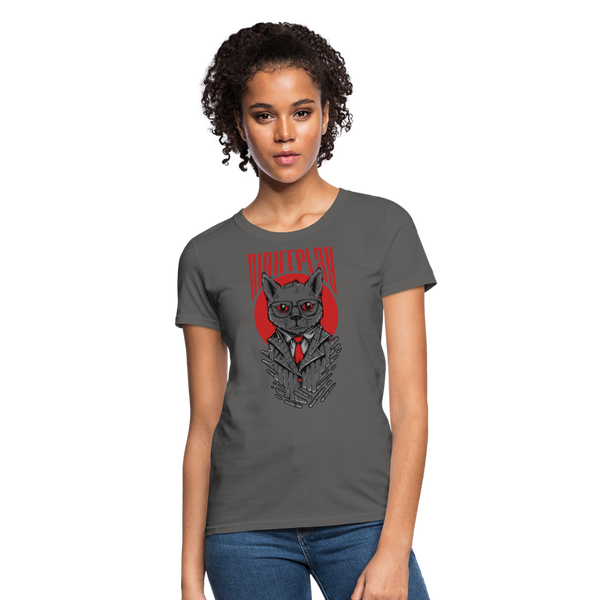 Night Play Women's T-Shirt - charcoal