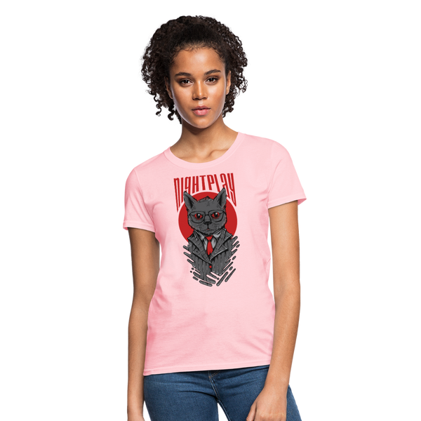 Night Play Women's T-Shirt - pink
