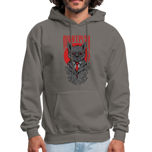 Night Play Men's Hoodie - asphalt gray