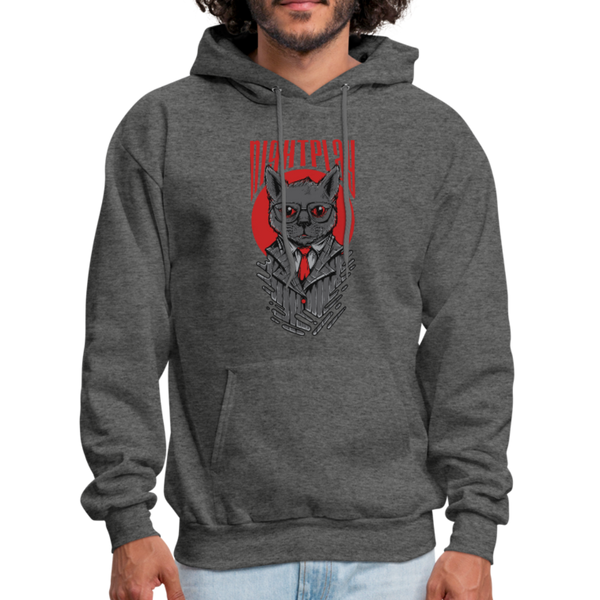 Night Play Men's Hoodie - charcoal gray