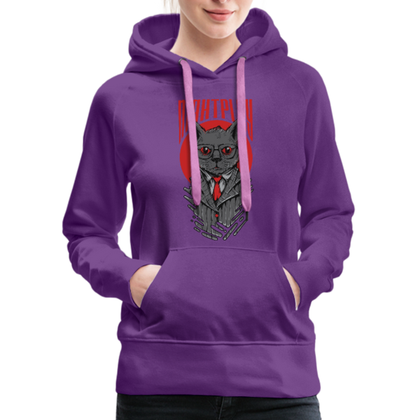 Night Play Women’s Premium Hoodie - purple