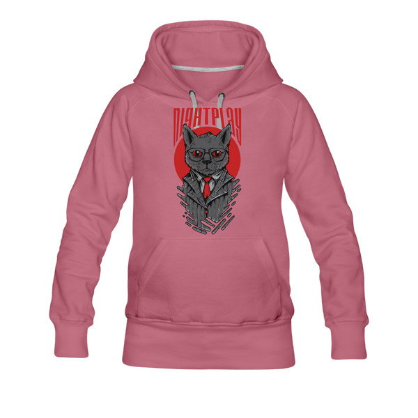 Night Play Women’s Premium Hoodie - mauve