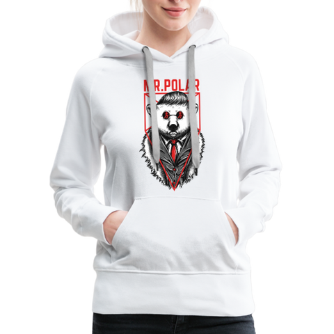 Mr. Polar Hoodie Women’s Premium Hoodie - white