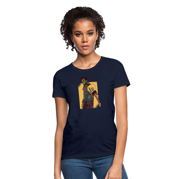 Zombie Guitar Women's T-Shirt - navy