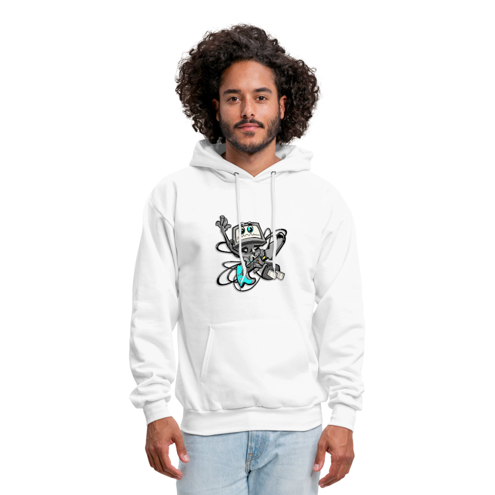 Electric Power Men's Hoodie - white