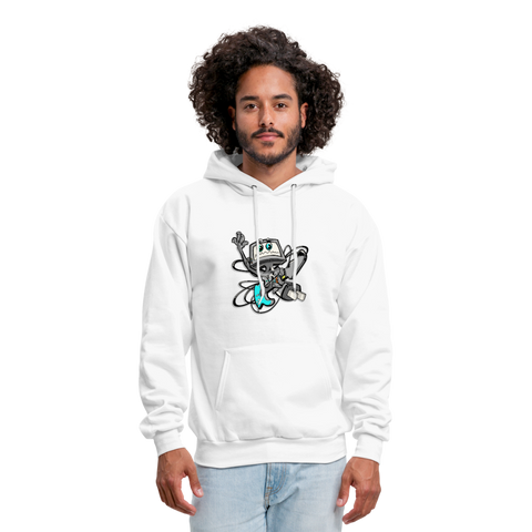 Electric Power Men's Hoodie - white