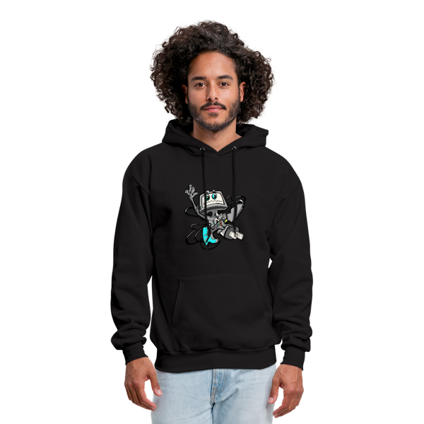 Electric Power Men's Hoodie - black