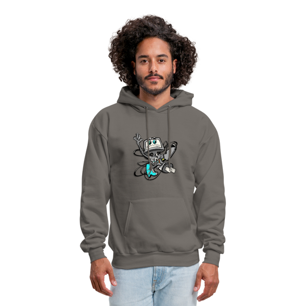 Electric Power Men's Hoodie - asphalt gray