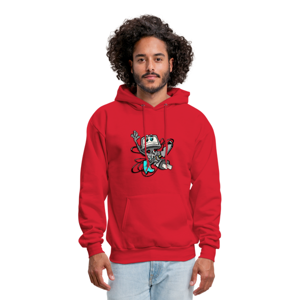 Electric Power Men's Hoodie - red