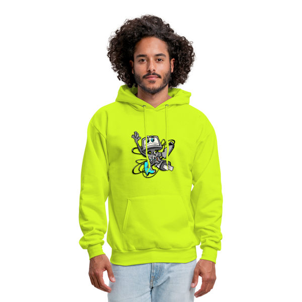 Electric Power Men's Hoodie - safety green