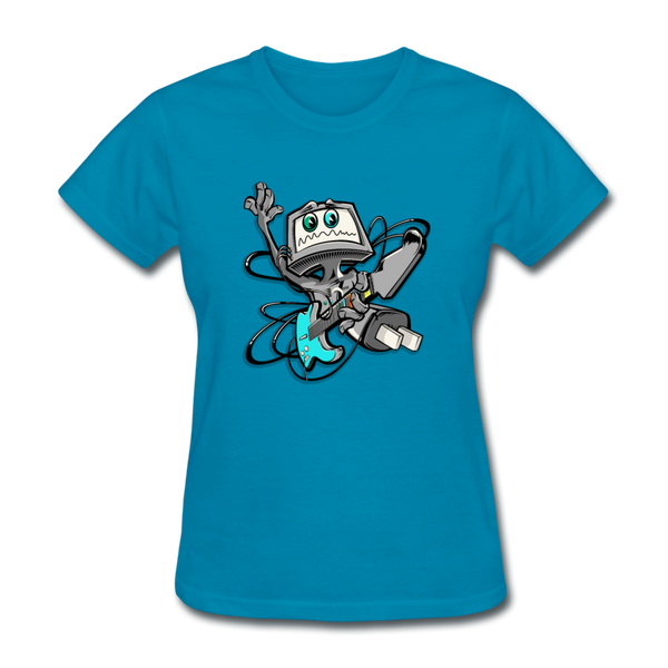 Electric Power Women's T-Shirt - turquoise