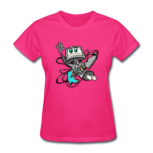 Electric Power Women's T-Shirt - fuchsia