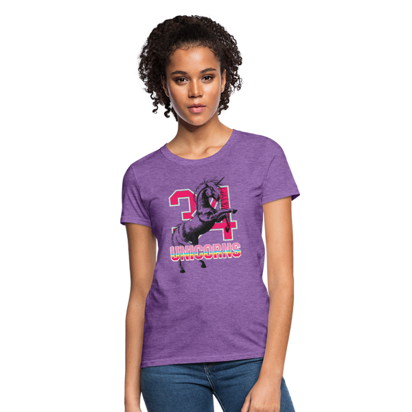 34 Unicorns Women's T-Shirt - purple heather