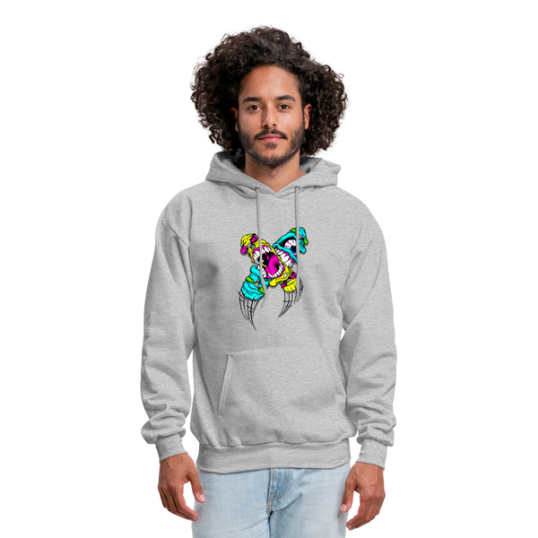 Abstract Monsters Art Men's Hoodie - heather gray