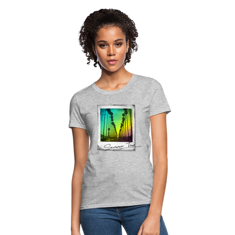 Summer Time Women's T-Shirt - heather gray