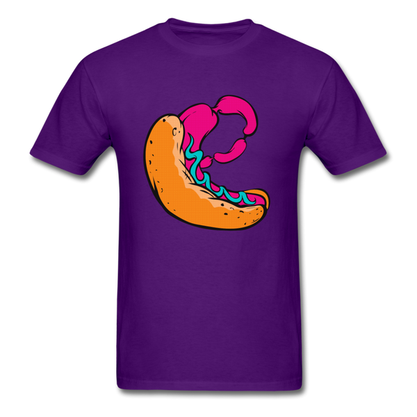 Hot Dog Men's T-Shirt - purple