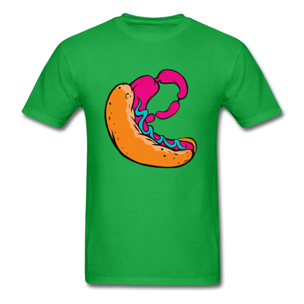 Hot Dog Men's T-Shirt - bright green