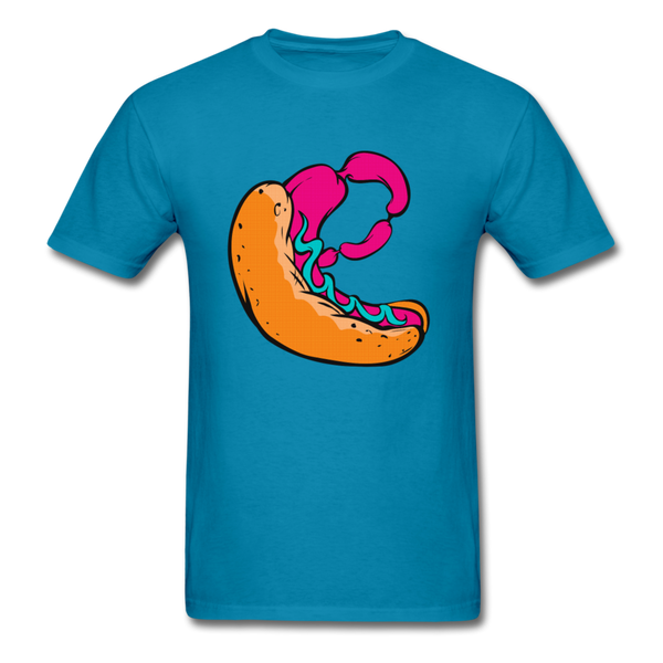 Hot Dog Men's T-Shirt - turquoise