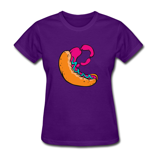 Hot Dog Women's T-Shirt - purple