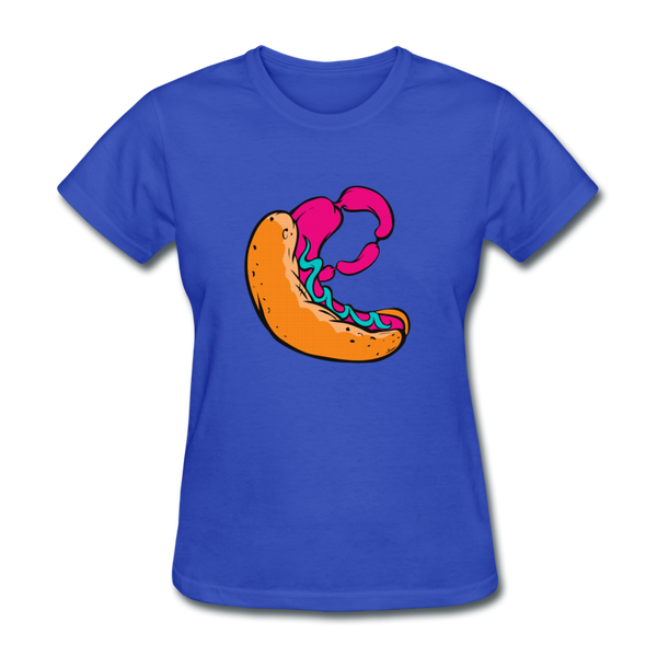 Hot Dog Women's T-Shirt - royal blue