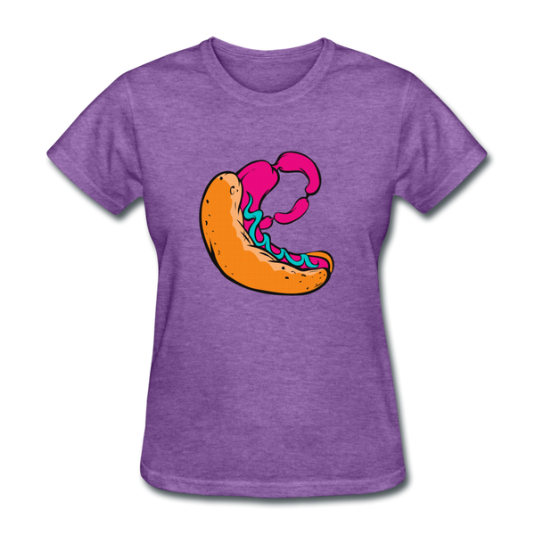 Hot Dog Women's T-Shirt - purple heather