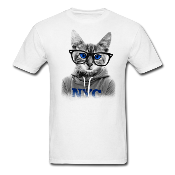 NYC Cat Men's T-Shirt - white