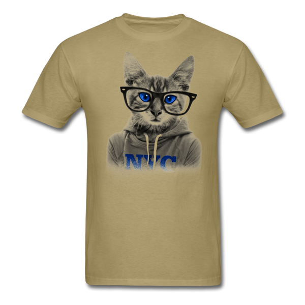 NYC Cat Men's T-Shirt - khaki